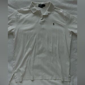 Polo Ralph Lauren off White with pale green horse.